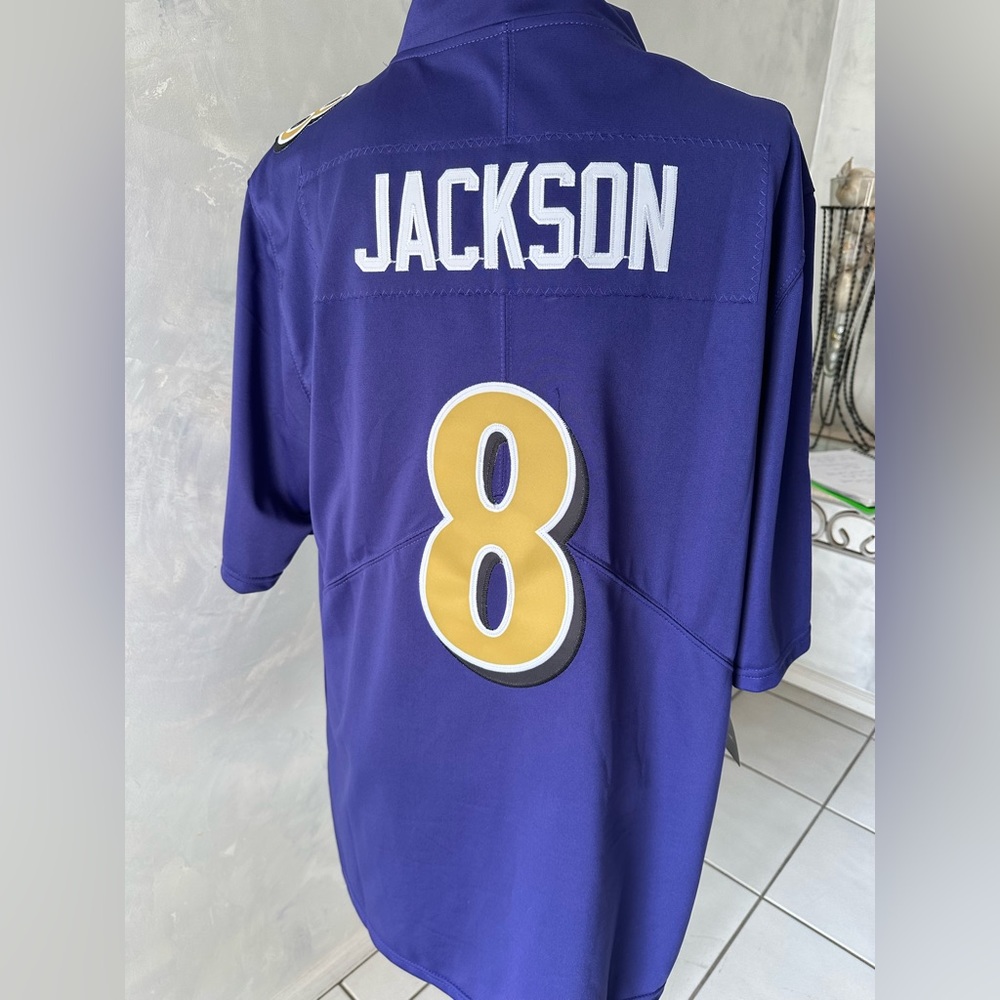 Ravens NFL On Field Nike Jersey (with tags) #8 Lamar Jackson